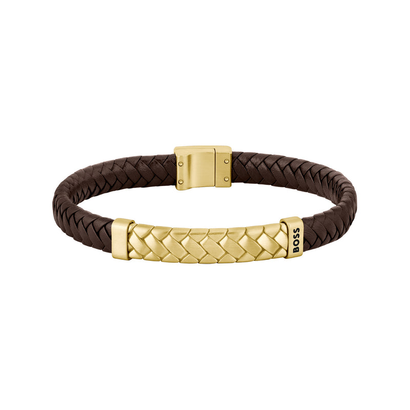 Hugo Boss Tailored Braunes Armband HBJ1580675M-zoom-