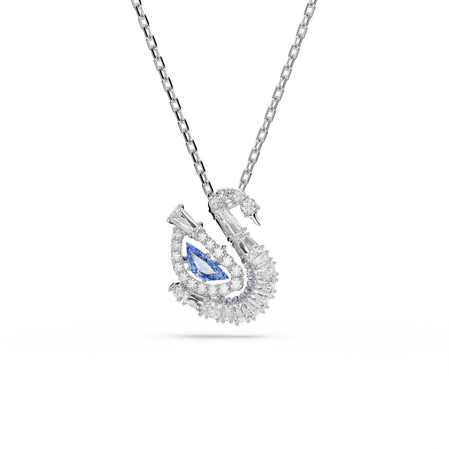 Swarovski Swan Silver Necklace 5723389