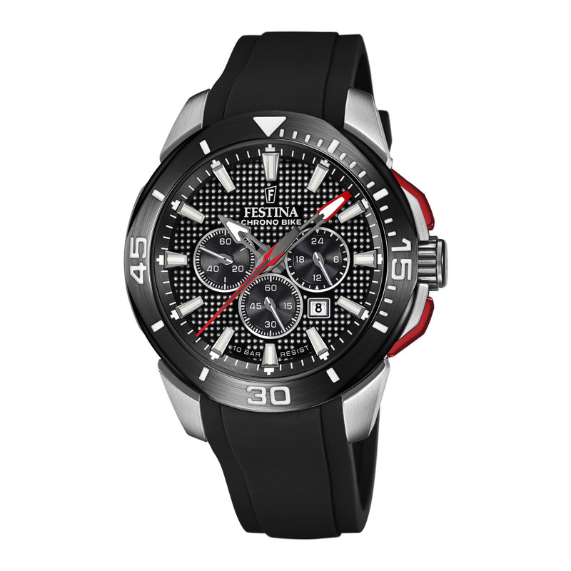 Festina Chrono Bike herren Uhr Schwarz F20642/4-zoom-