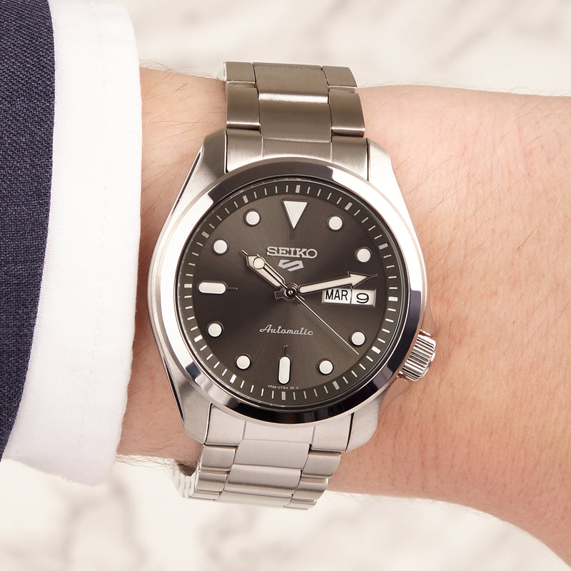 Seiko 5 Sports Automaat horloge SRPE51K1-zoom-