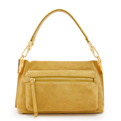 Coccinelle Hyle Suede Yellow Handbag E1PH7180201G09