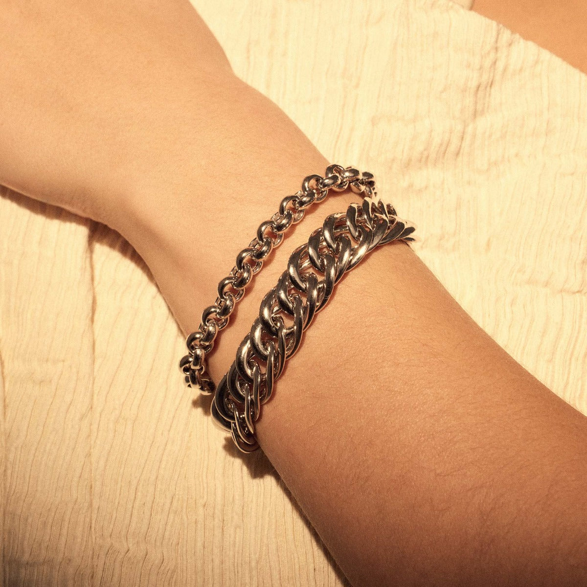 Parte Di Me Bibbiena Poppi Lucy 925 Sterling Silver Link Bracelet PDM32123
