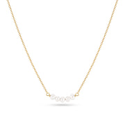 Sif Jakobs Gold Plated Perla Cinque Necklace SJ-N2735-P-YG