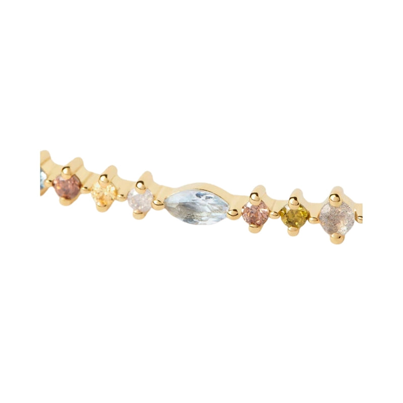 P D Paola Color 925 Sterling Silver Bracelet with Gold Plating PU01-845-U-zoom-