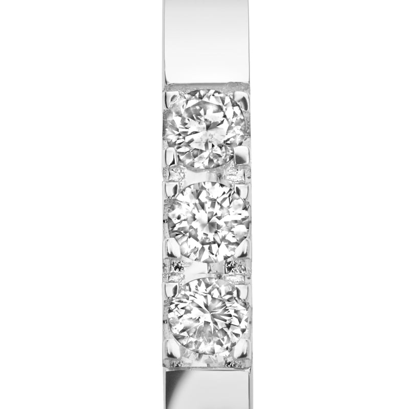 Isabel Bernard De la Paix Madeline 14 Karat | Weißgold Reif-Ohrringe | Diamant 0.15 Karat | IBD360017-zoom-