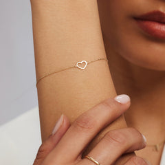 Isabel Bernard Belleville Amore 14 Carat Golden Bracelet IB4020134 (Length: 16.00-18.00 cm)