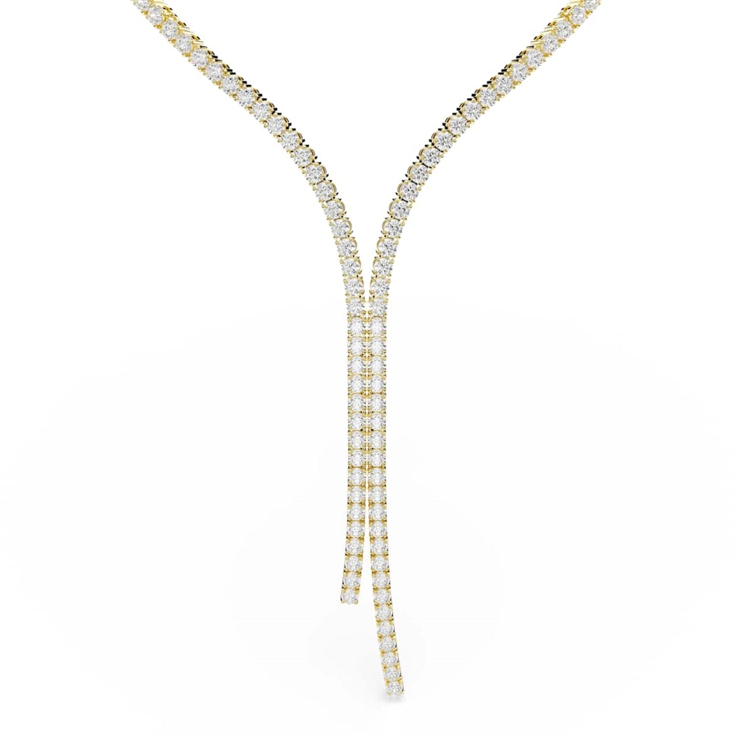 Swarovski Matrix Tennis Gold-Tone Necklace 5750601
