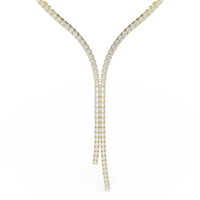 Swarovski Matrix Tennis Halskette in Goldoptik 5750601-zoom-