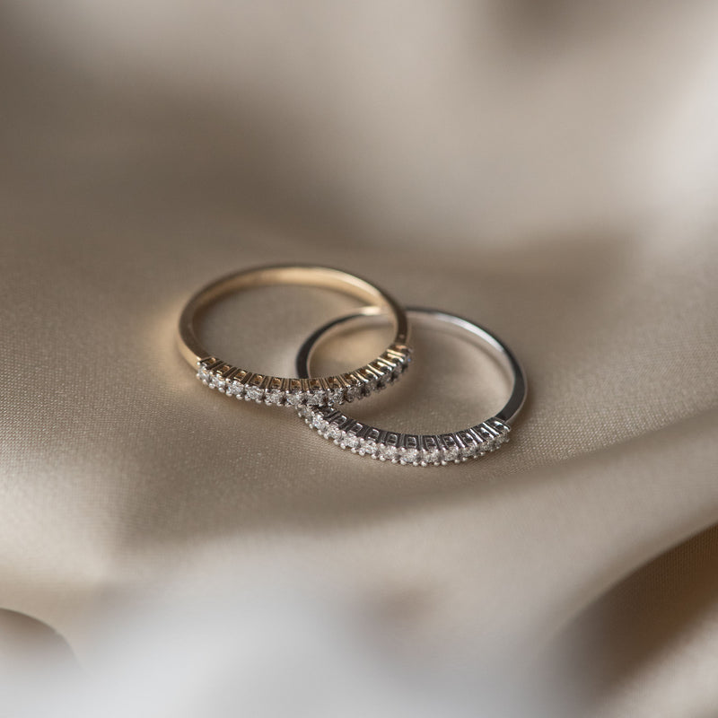 Isabel Bernard De la Paix Madeline 14 Karat | Weißgold Ring | Diamant 0.14 Karat | IBD330021-50-zoom-