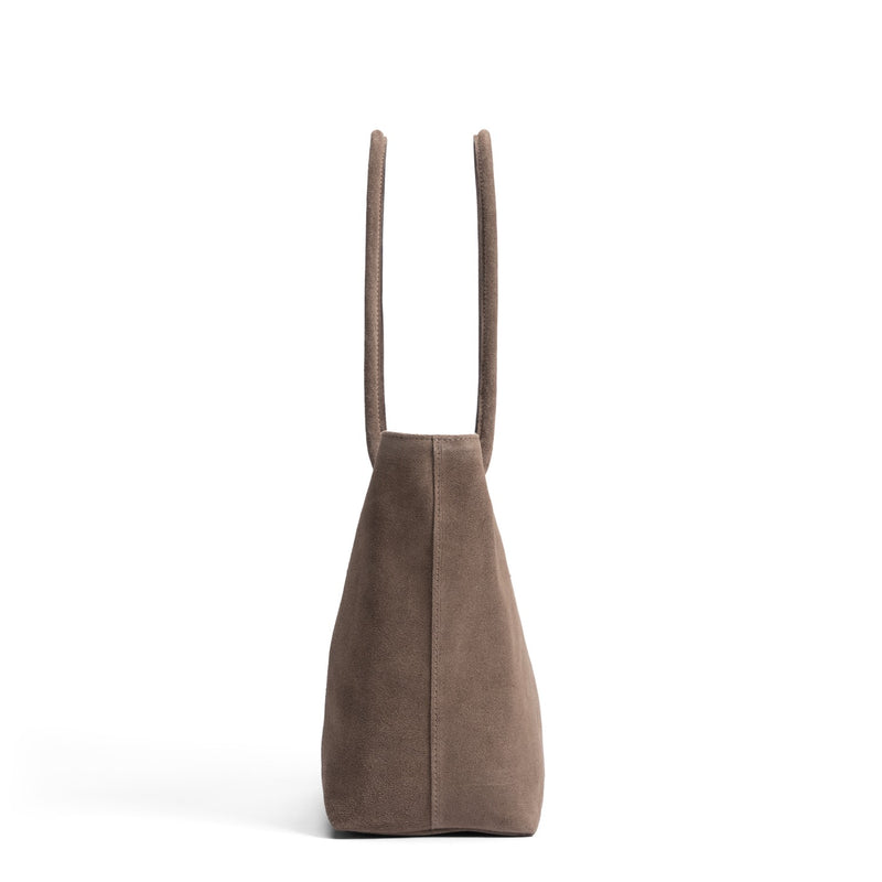 Isabel Bernard Honoré Elin Taupe Wildleder Schultertasche IB25111-178-zoom-