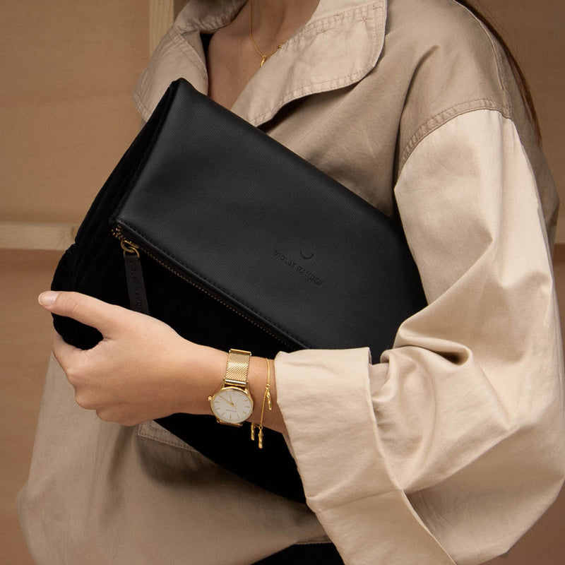 Violet Hamden Essential Bag Zwarte Clutch VH21004-zoom-