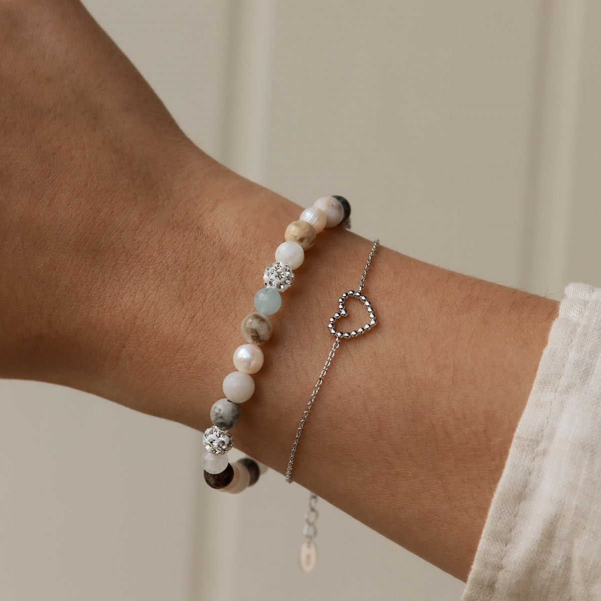 Karma White Bracelet BPS01