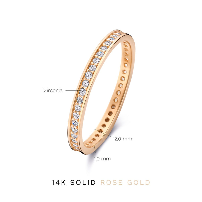 Isabel Bernard La Concorde Merle 14 Karat | Roségold Ring IB330053-60-zoom-