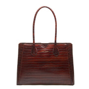 Isabel Bernard Honoré Cloe Kroko braun Handtasche IB25006
