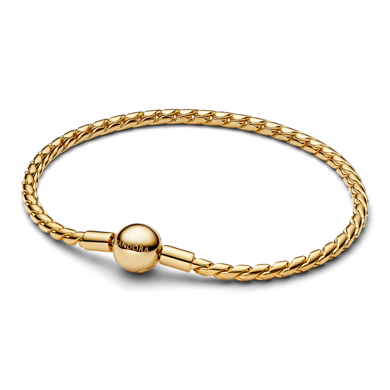 Pandora Moments Gold Plated Bracelet 564028C00-20-zoom-