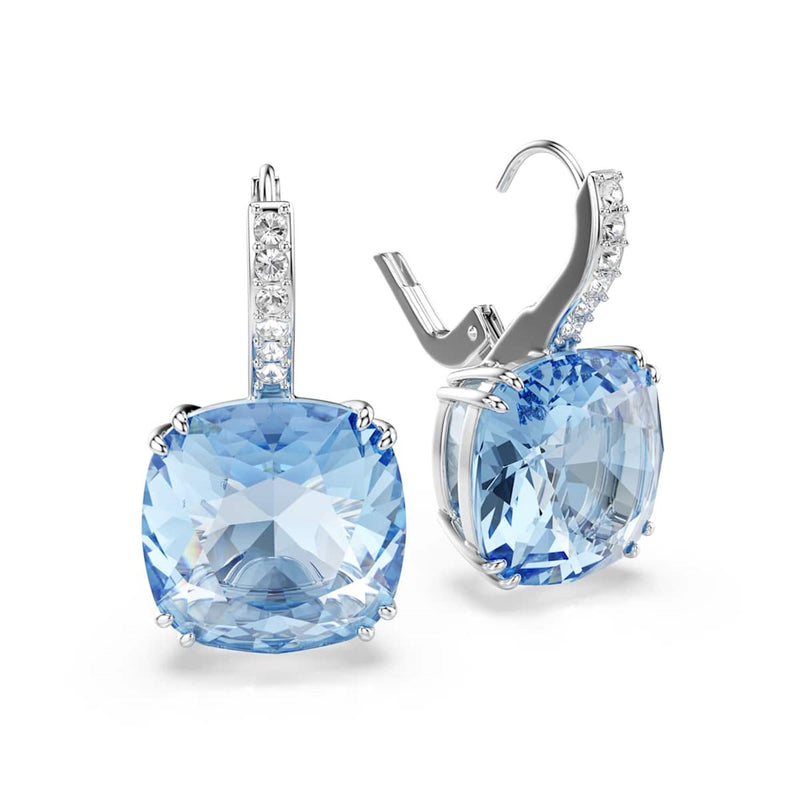 Swarovski Millenia Ohrringe in Silberoptik mit blauem Kristall 5756150-zoom-