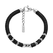 Diesel D Logo Silver Coloured Bracelet DX1574931