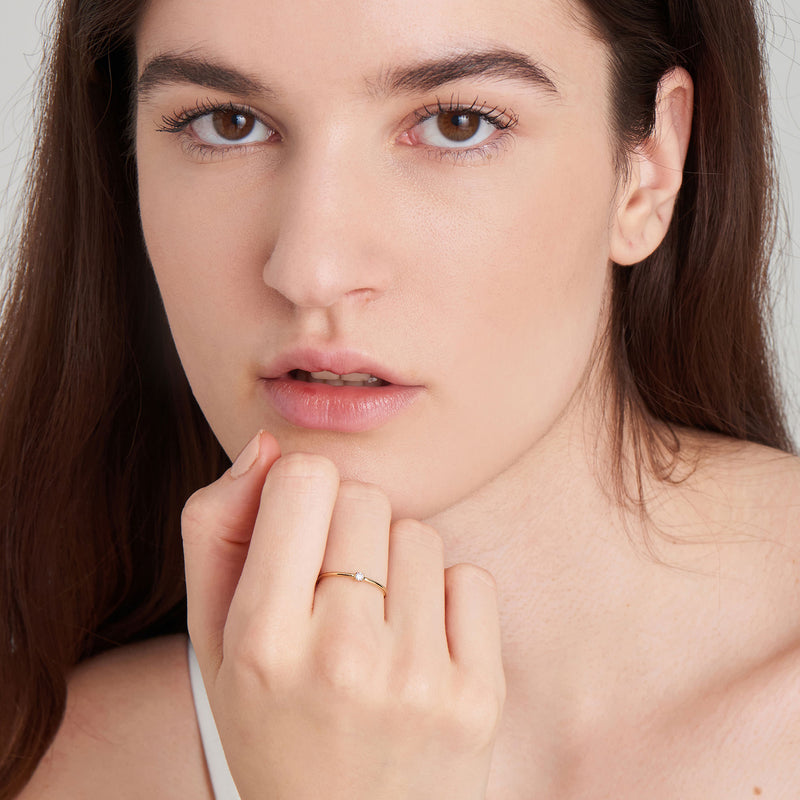 Ania Haie Ania Haie Gold Collection 14 Karat Gold Ring 2002-AH-RAU001-05YG57-zoom-