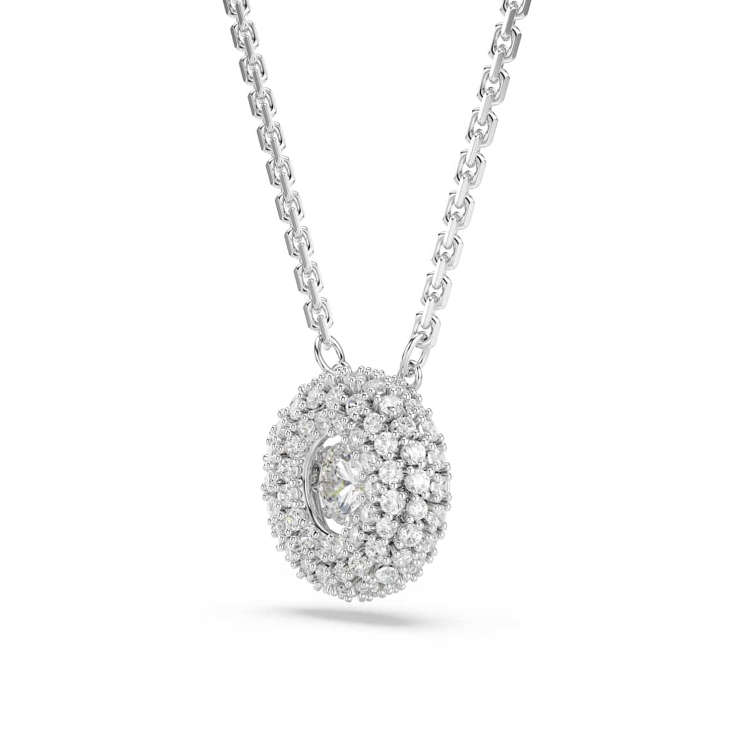 Swarovski Sublima Glam Silver-Tone Necklace 5738246
