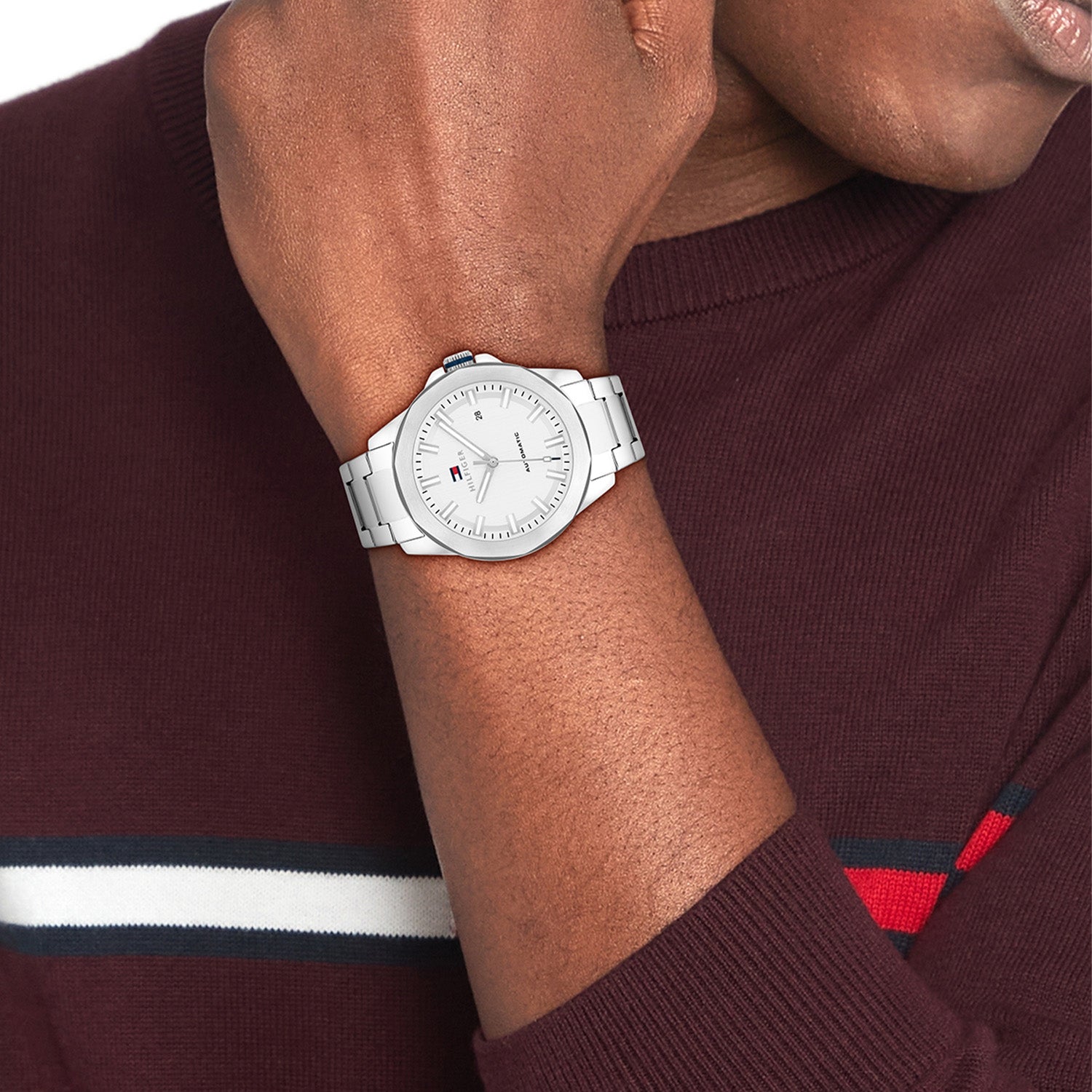 Tommy Hilfiger Lars Automatic Silver Men's Watch TH1710695