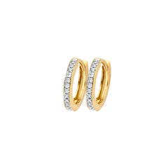 Blush Diamonds 14 karat gold Hoop Earrings 7612BDI