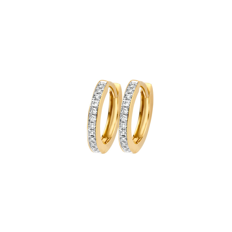 Blush Diamonds damen Creolen 585 Gold 7612BDI-zoom-