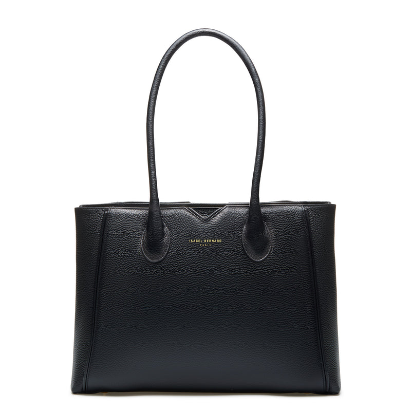 Isabel Bernard Honoré Cloe Schwarze Handtasche IB25001-zoom-