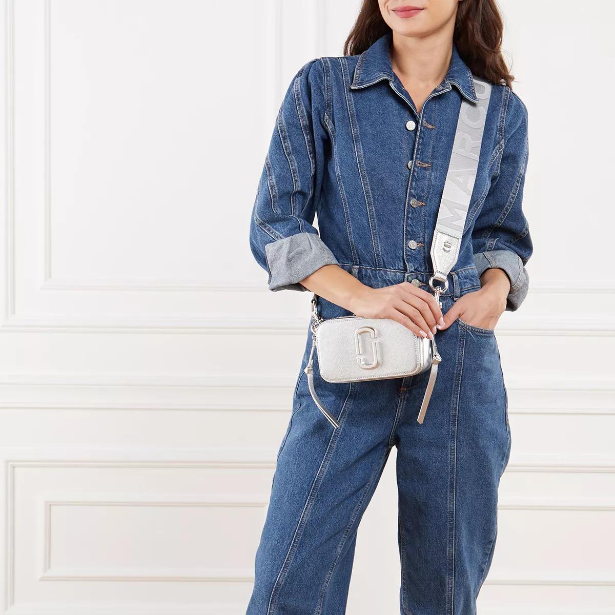 Marc Jacobs The Snapshot Silver Crossbody Bag 2001-A0232715