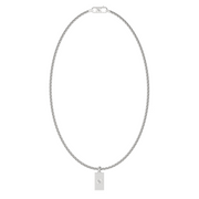Guess 4G Frontiers Silver Necklace With Crystal JUMN06030JWSTT-U