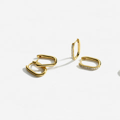 Sif Jakobs Gold Plated Capriana Pianura Earrings SJ-E2600-YG