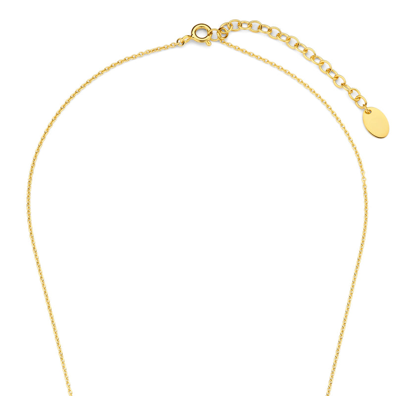 Violet Hamden Luna 925 Sterling Silberne Vergoldete Halskette mit Monden VH340034-zoom-