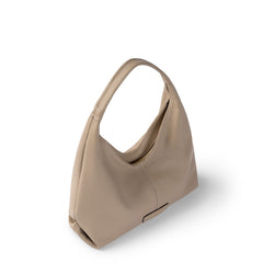 Isabel Bernard Honoré Grace mini taupe calfskin leather handbag IB21132-078