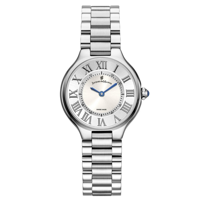 Jacques du Manoir Celine Silberfarbene Damenarmbanduhr JWL06001-zoom-