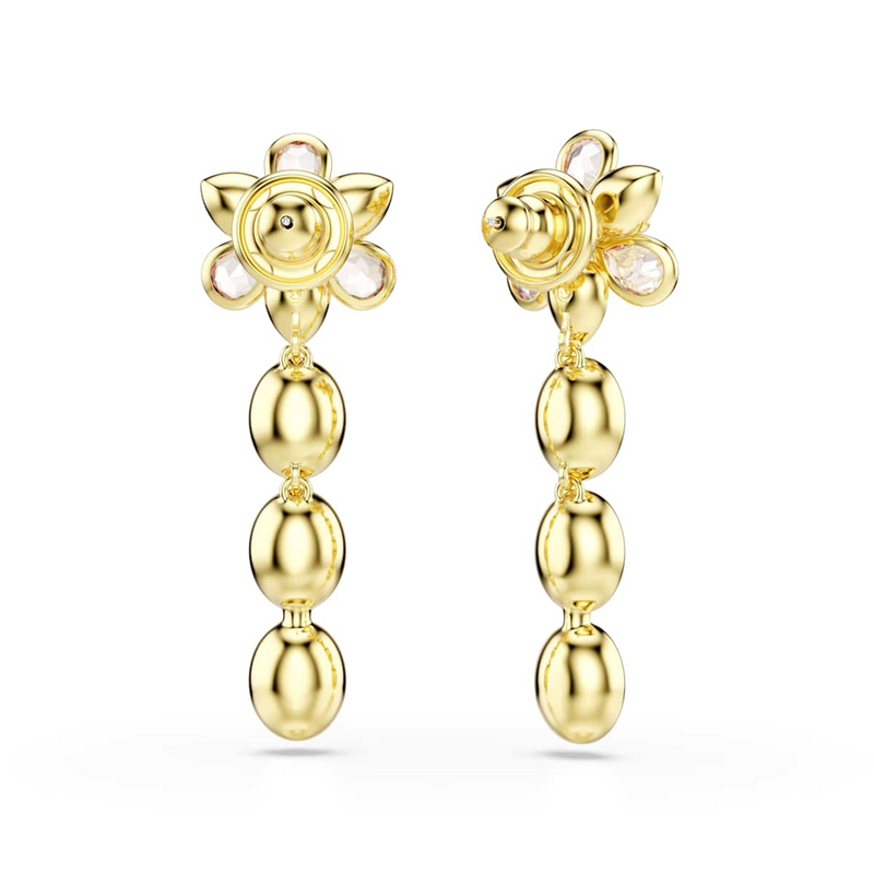 Swarovski Idyllia Goldfarbene Ohrringe 5732381-zoom-