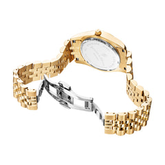 Jacques du Manoir Inspiration Prestige Gold Watch JWL02003