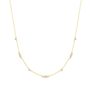 Ania Haie Miss Dainty Goldfarbene Zirkonia Halskette AH-N065-04G