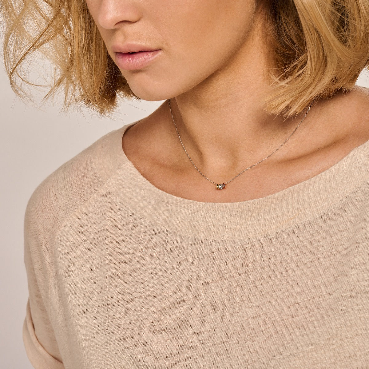Blush Gold Necklace 3055WYR