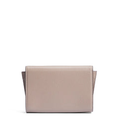 Isabel Bernard Honoré Lina Taupe Clutch With Detachable Shoulder Chain IB21135-078