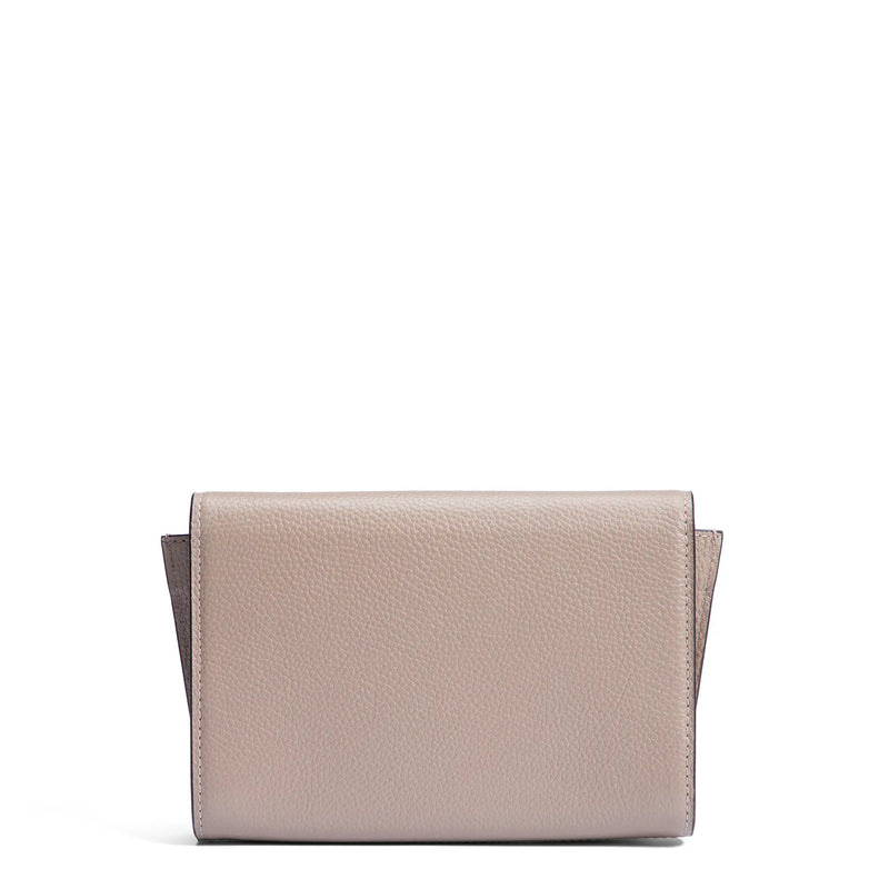 Isabel Bernard Honoré Lina Taupe Clutch Mit Abnehmbarer Schulterkette IB21135-078-zoom-