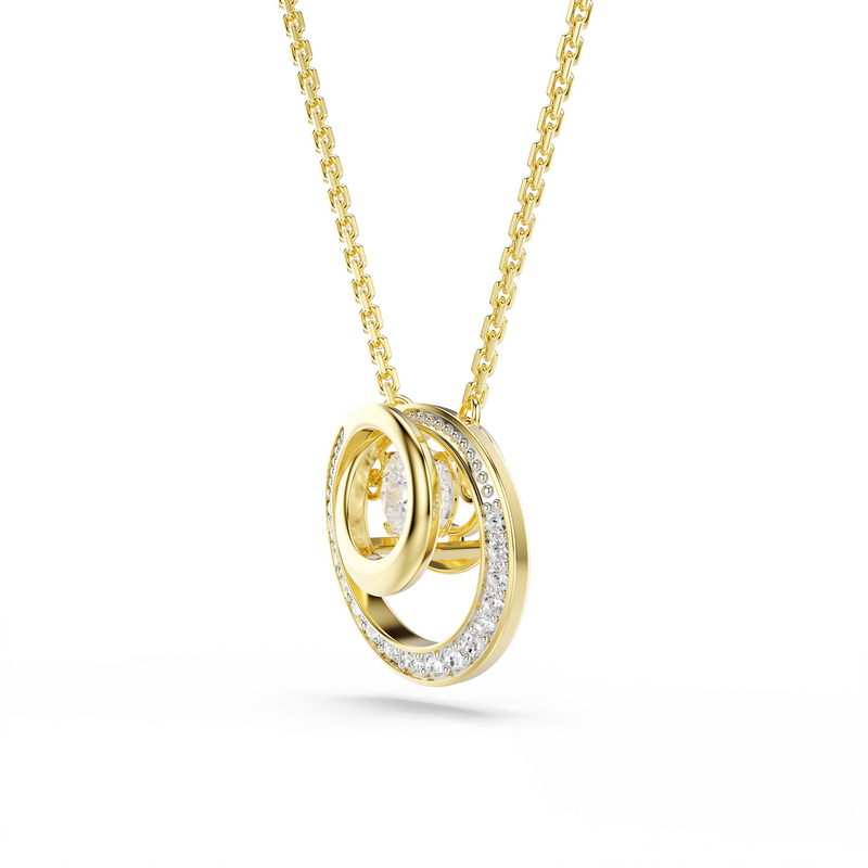 Swarovski Hyperbola Gold Plated Necklace 5738248-zoom-