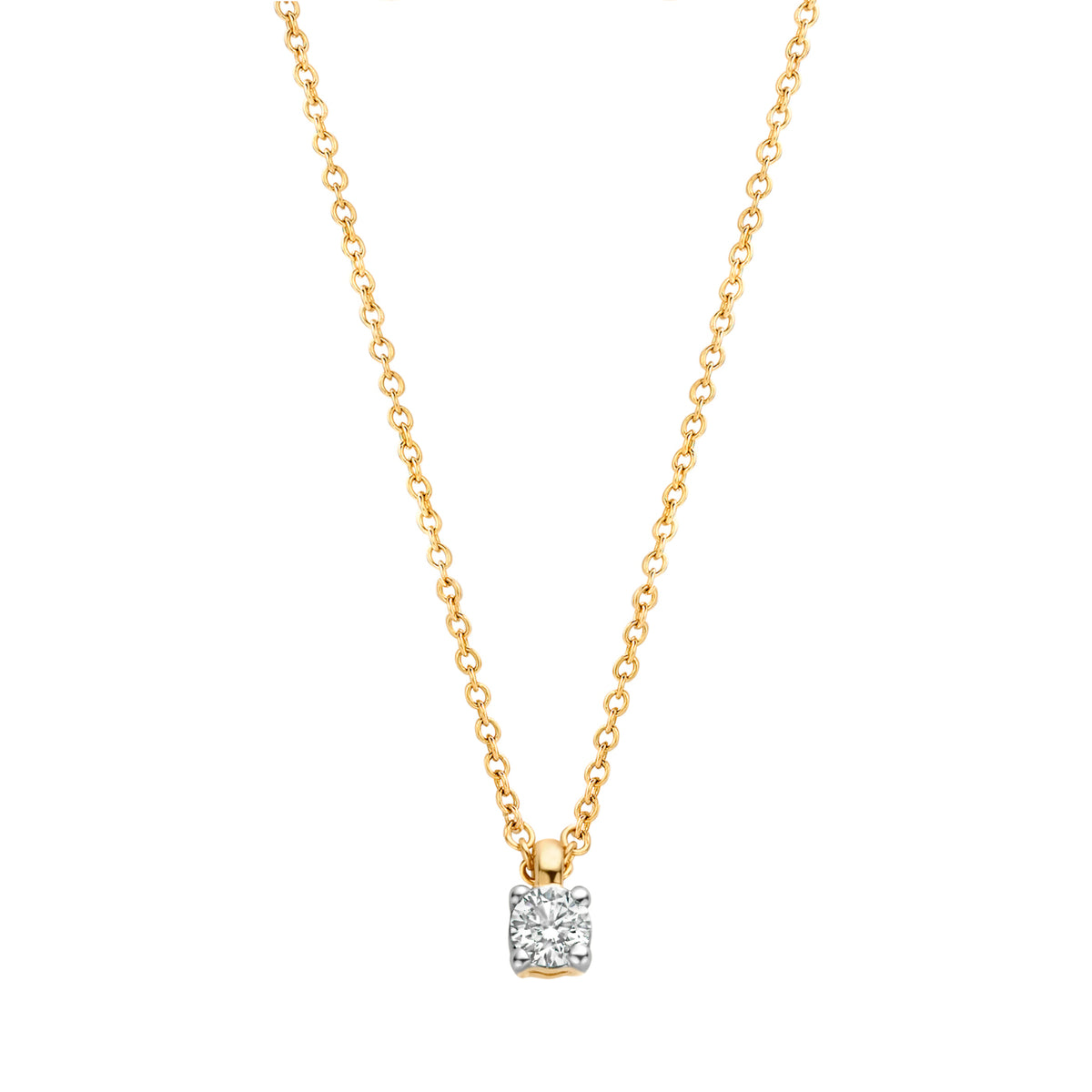 Blush Diamonds 14 karat gold Necklace 3610YDI