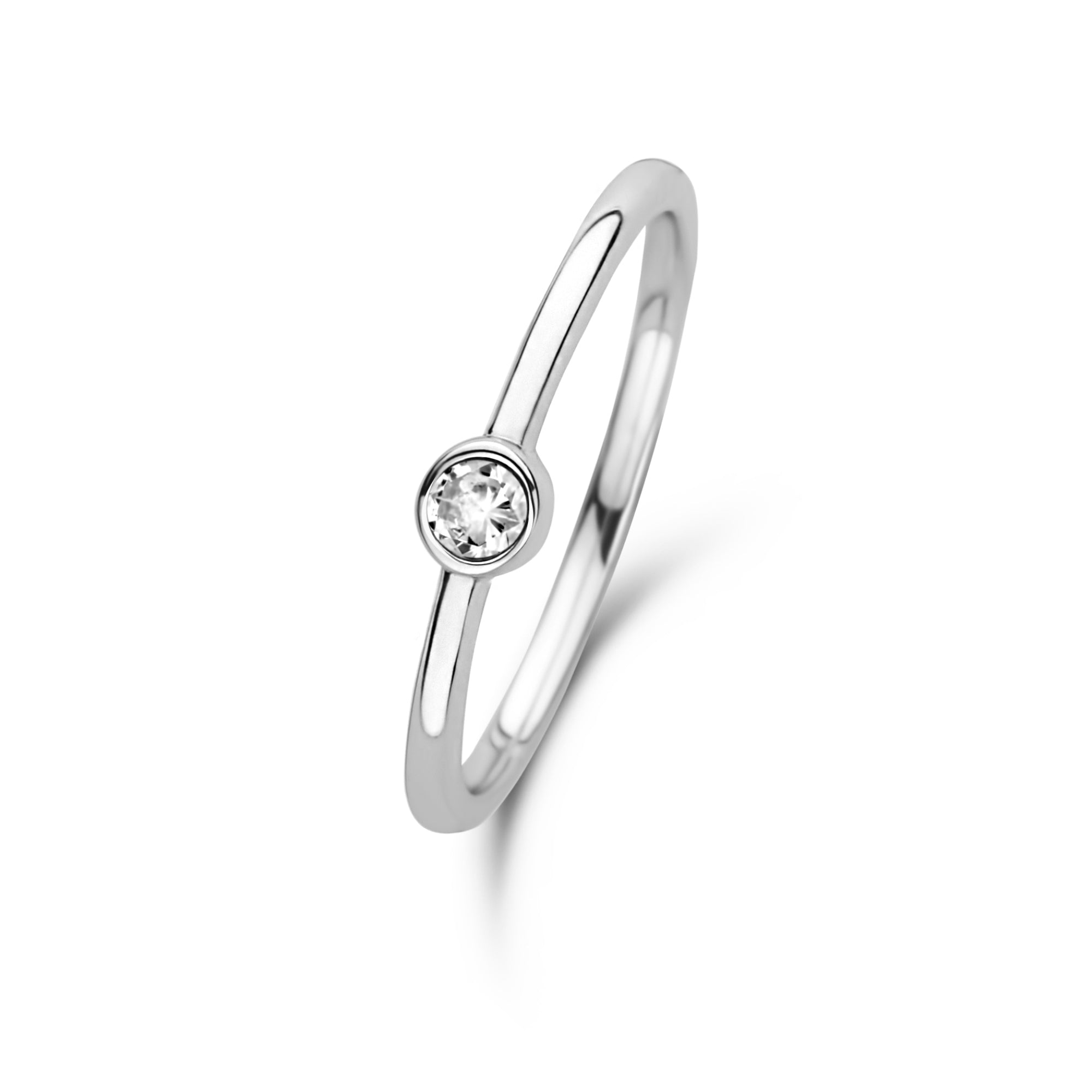 Violet Hamden Venus Zilveren Ring Met Geboortesteen VH330007APR-60