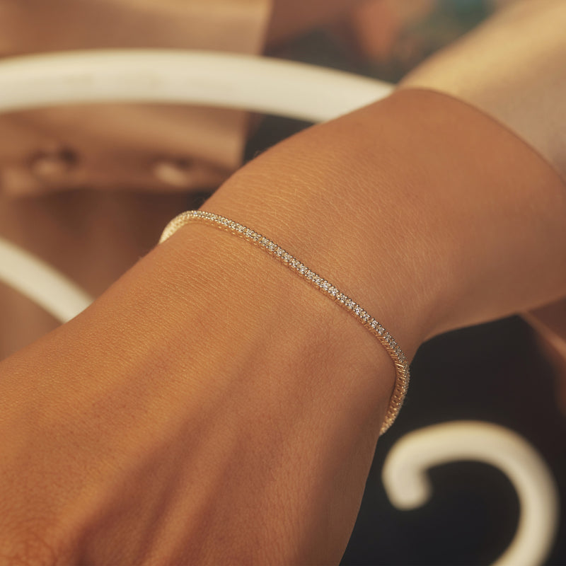 Isabel Bernard De la Paix Madeline 14 Karat | Gold Tennis Armband | Diamant 1.08 Karat | IBD320005-zoom-