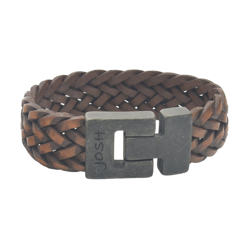 Josh herren Armband Braun 24340-bra-VB/MELBRWN/L-1-zoom-