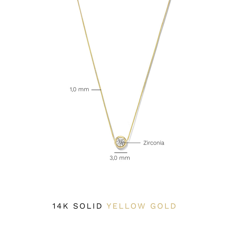 Isabel Bernard Rivoli Aélys 14 Karat | Gold Halskette IB340137-zoom-