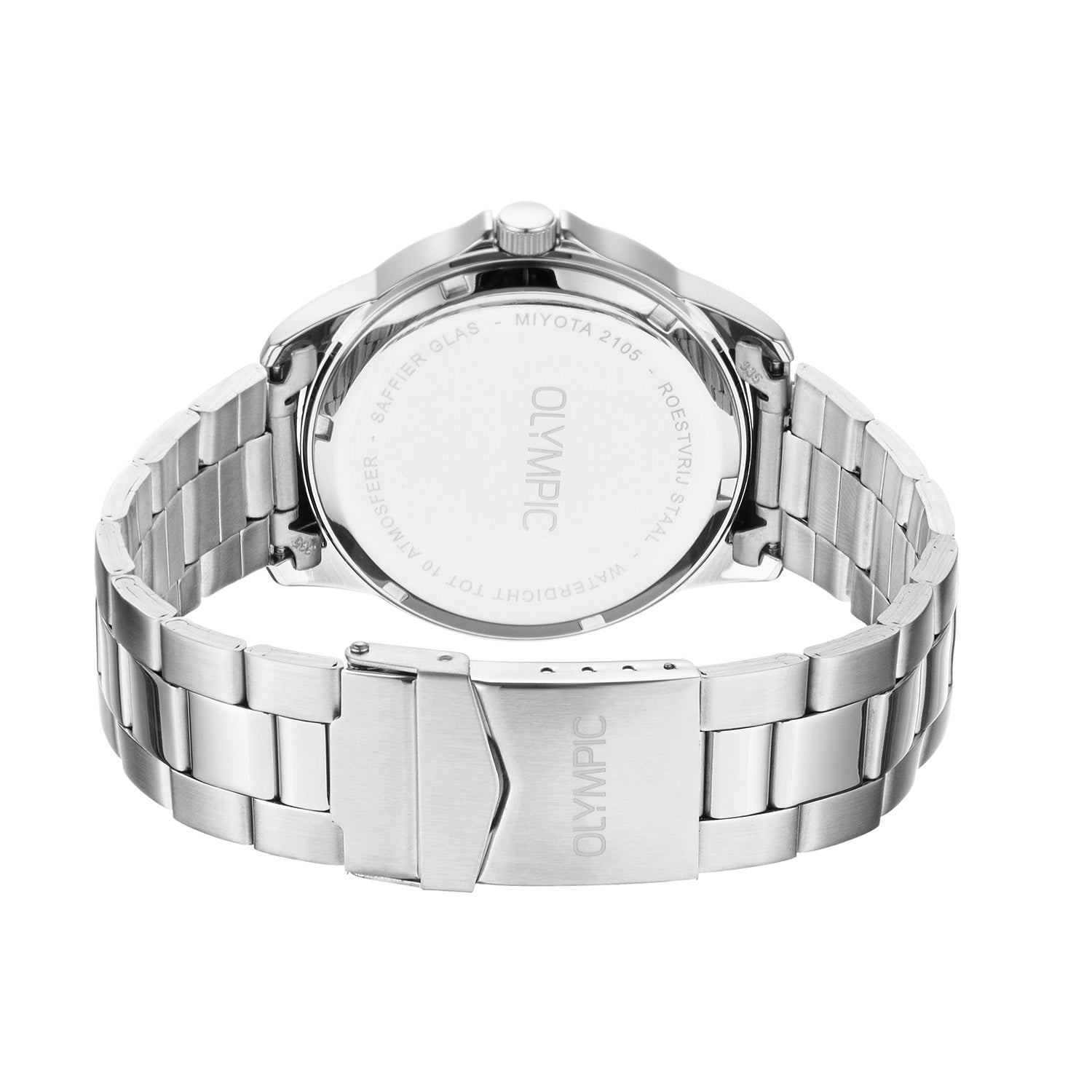 Olympic Glenn Grijs Heren Horloge 2002-OL26HSS319