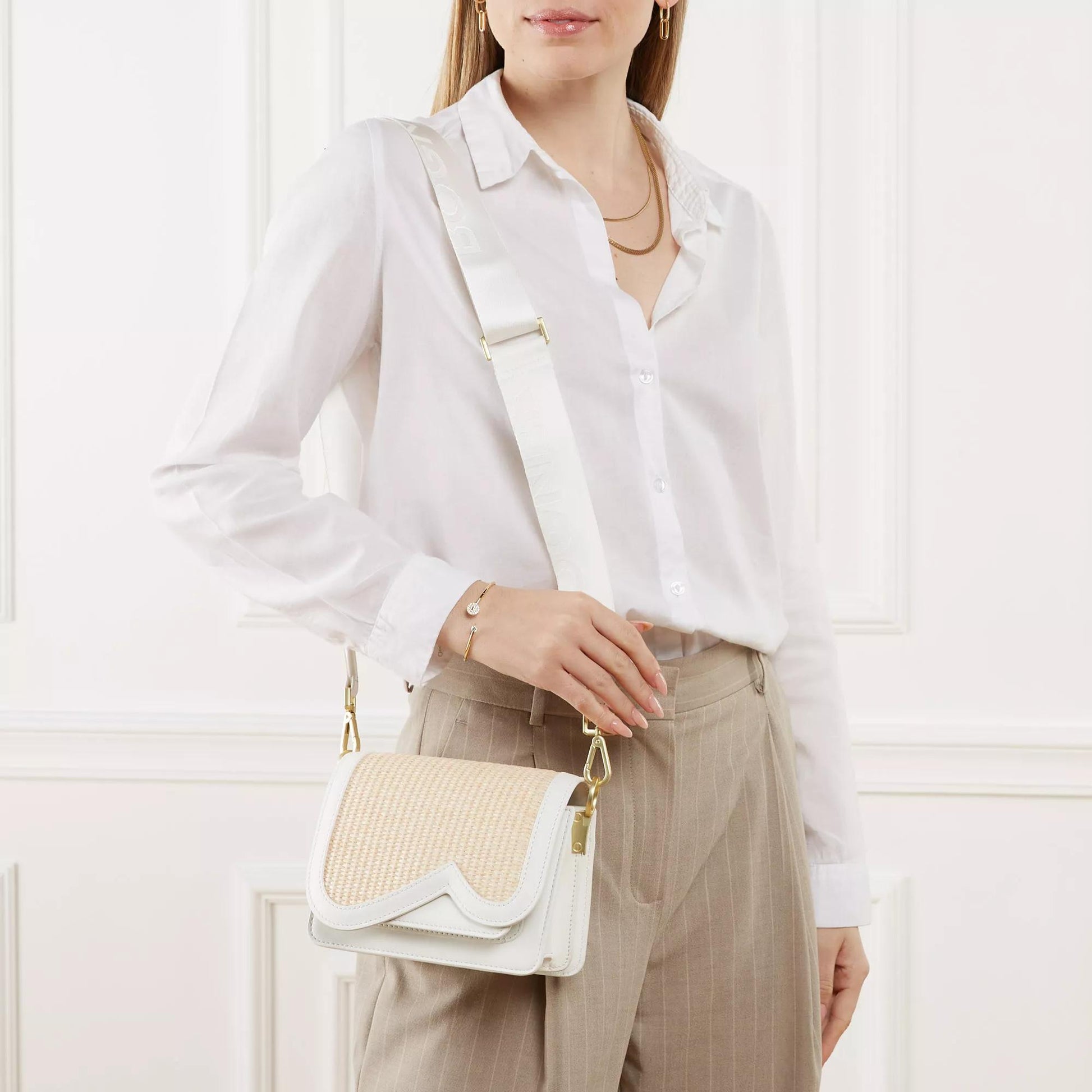 Bogner White Crossbody Bag 2001-A0244816