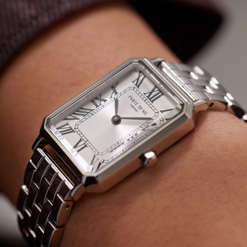 Parte di Me Orologio rectangular ladies watch silver coloured PDM09024-zoom-