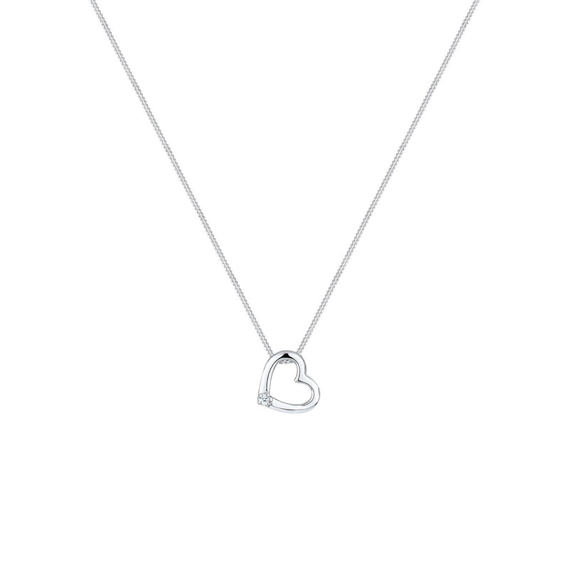 Elli 925 Sterling Silver Necklace with Diamond (0.015 ct) 2004-BF-0007687-001-zoom-