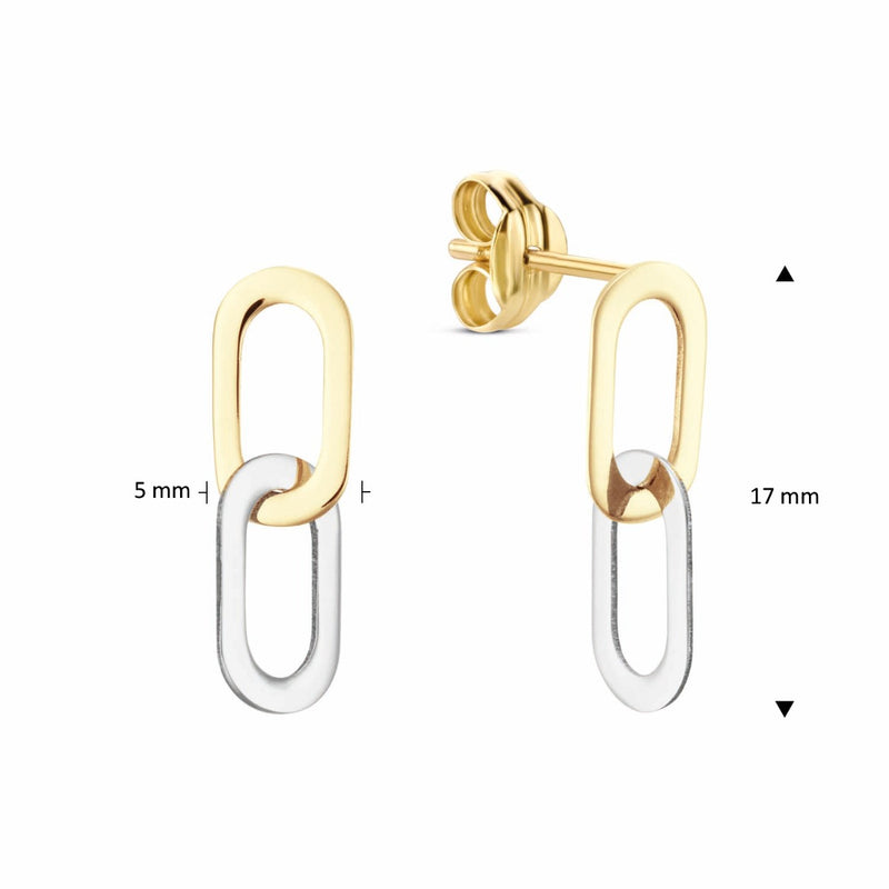 Jackie Gold Cannaregio 14 Karat Gold Drop earrings JKE24.482-zoom-